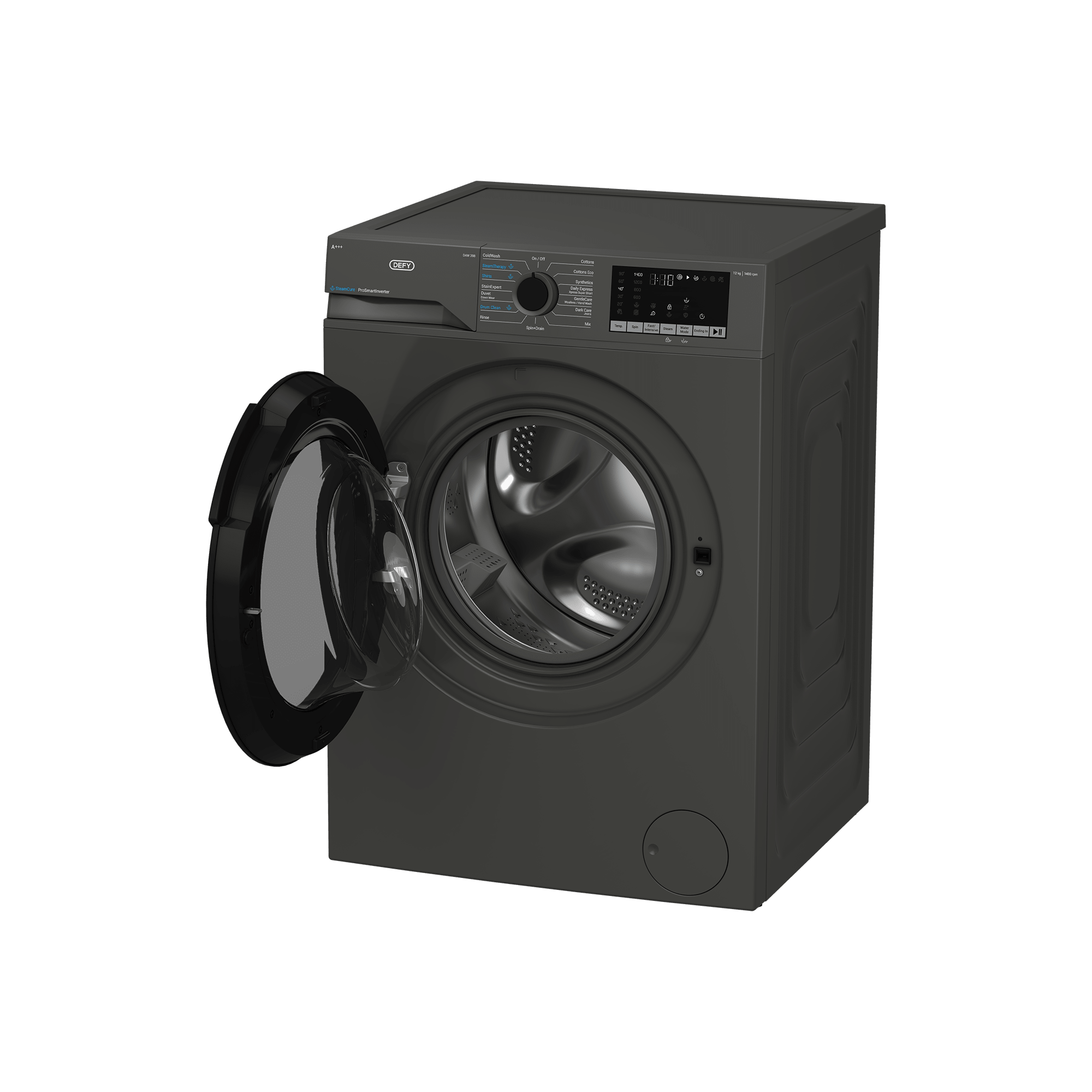 Defy 12kg Grey Front Loader Washing Machine DAW398 - Metro Homecentre Menlyn