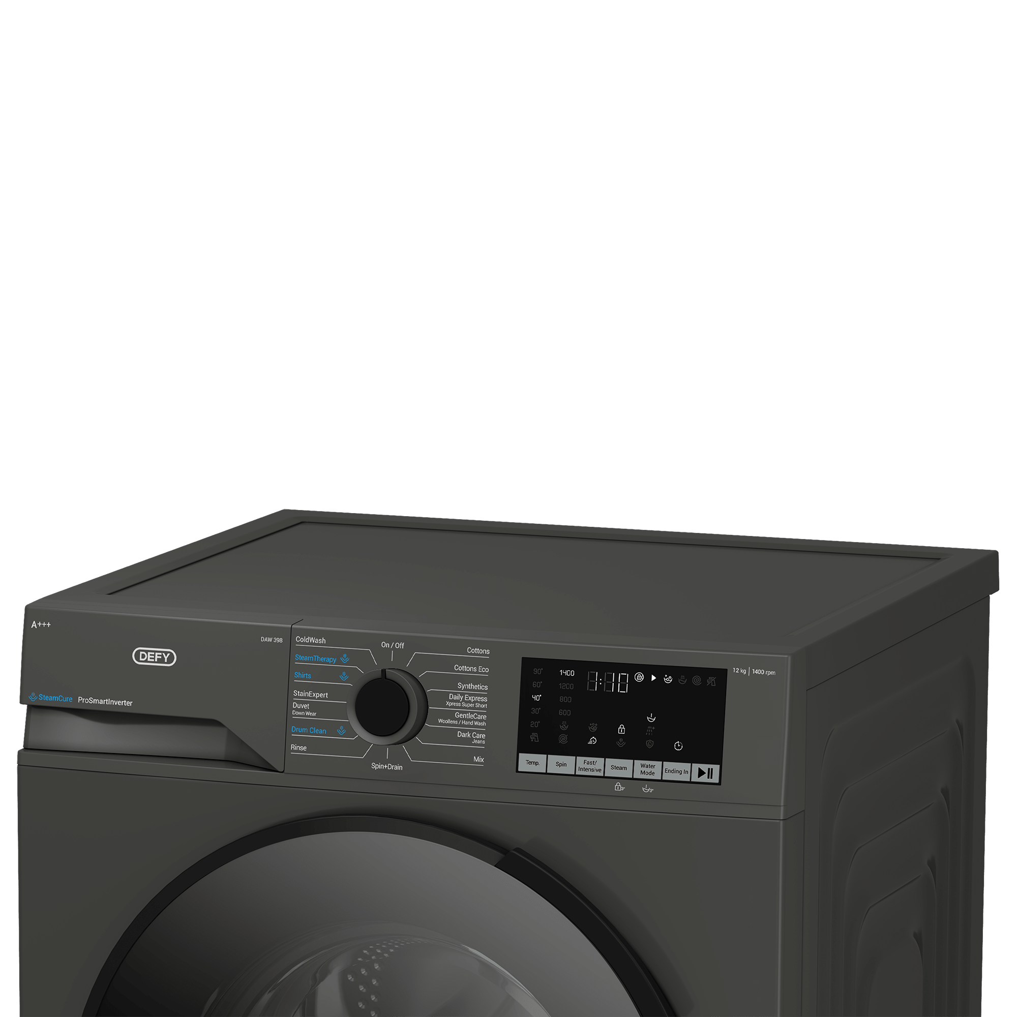 Defy 12kg Grey Front Loader Washing Machine DAW398 - Metro Homecentre Menlyn