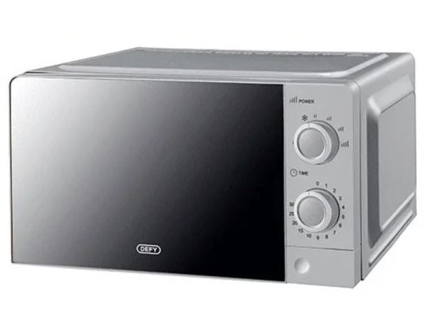 Defy 20L Silver Manual Microwave DMO381 - Metro Homecentre Menlyn