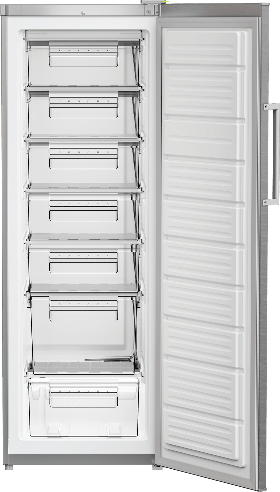 Defy 212L Silver Inox Upright Freezer DUF300 - Metro Homecentre Menlyn