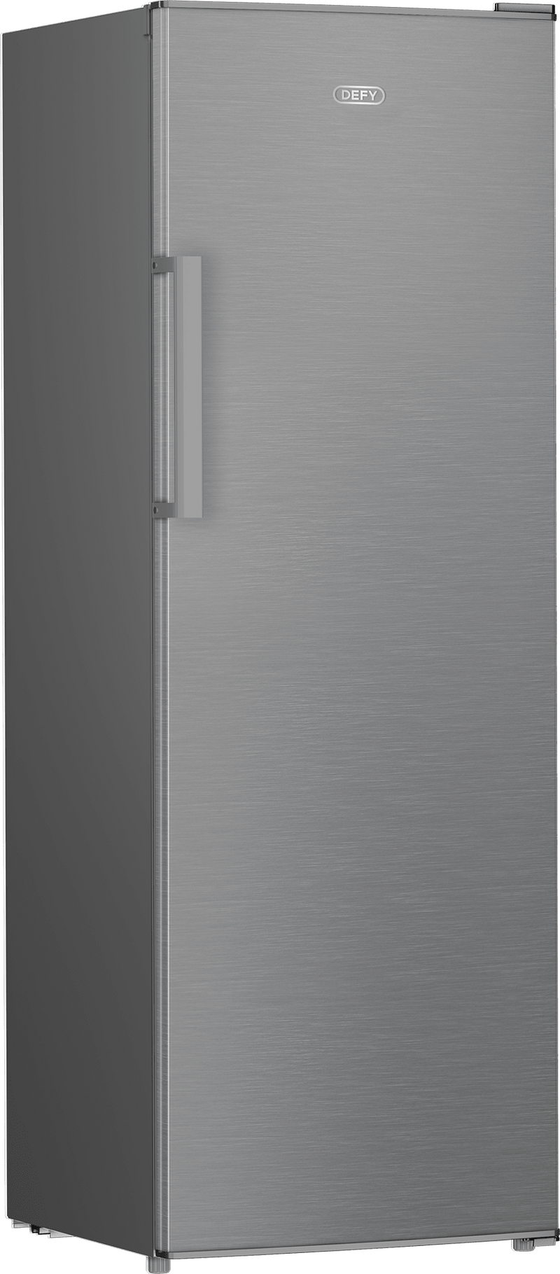 Defy 335L Silver Inox Upright Fridge DFD430 - Metro Homecentre Menlyn