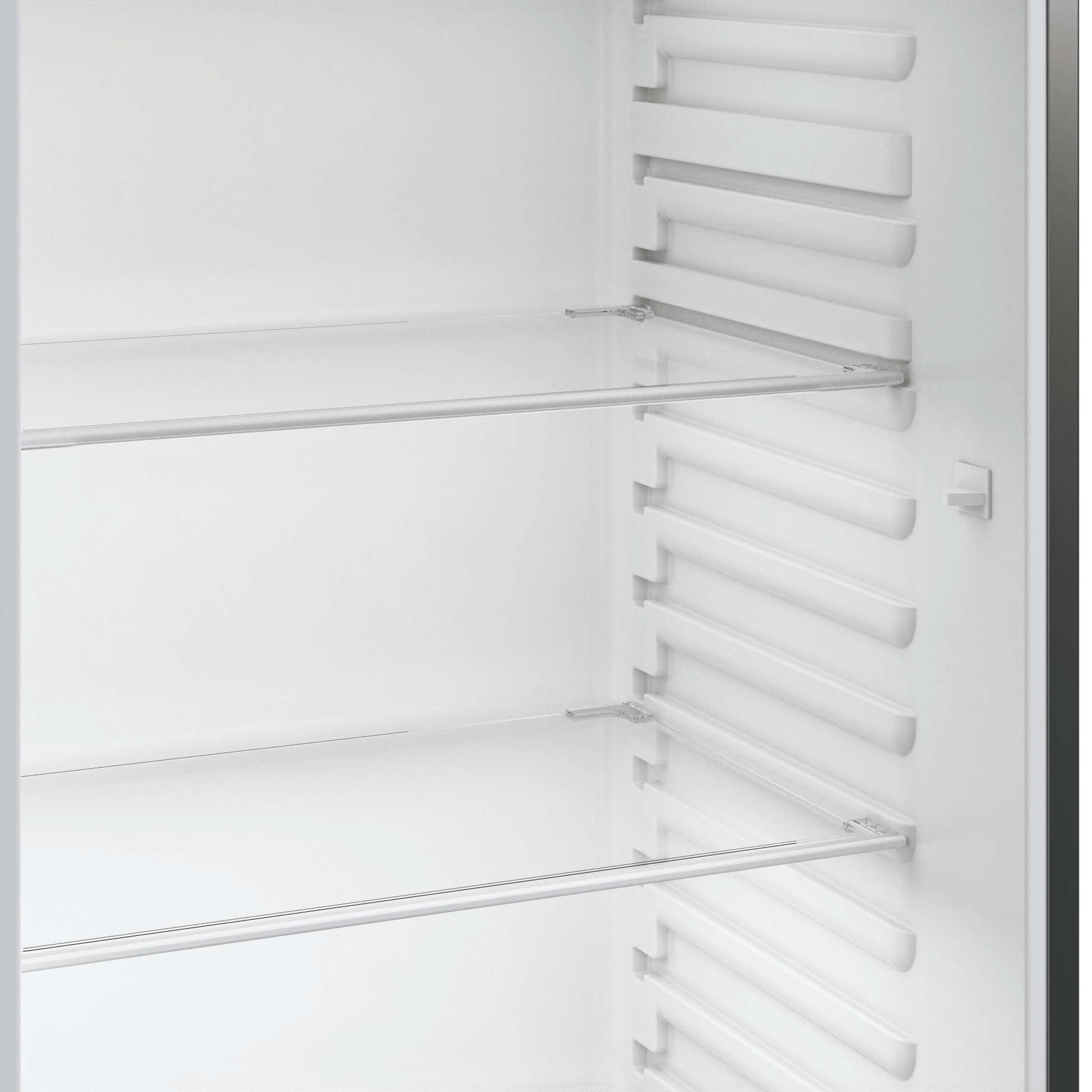 Defy 335L Silver Inox Upright Fridge DFD430 - Metro Homecentre Menlyn