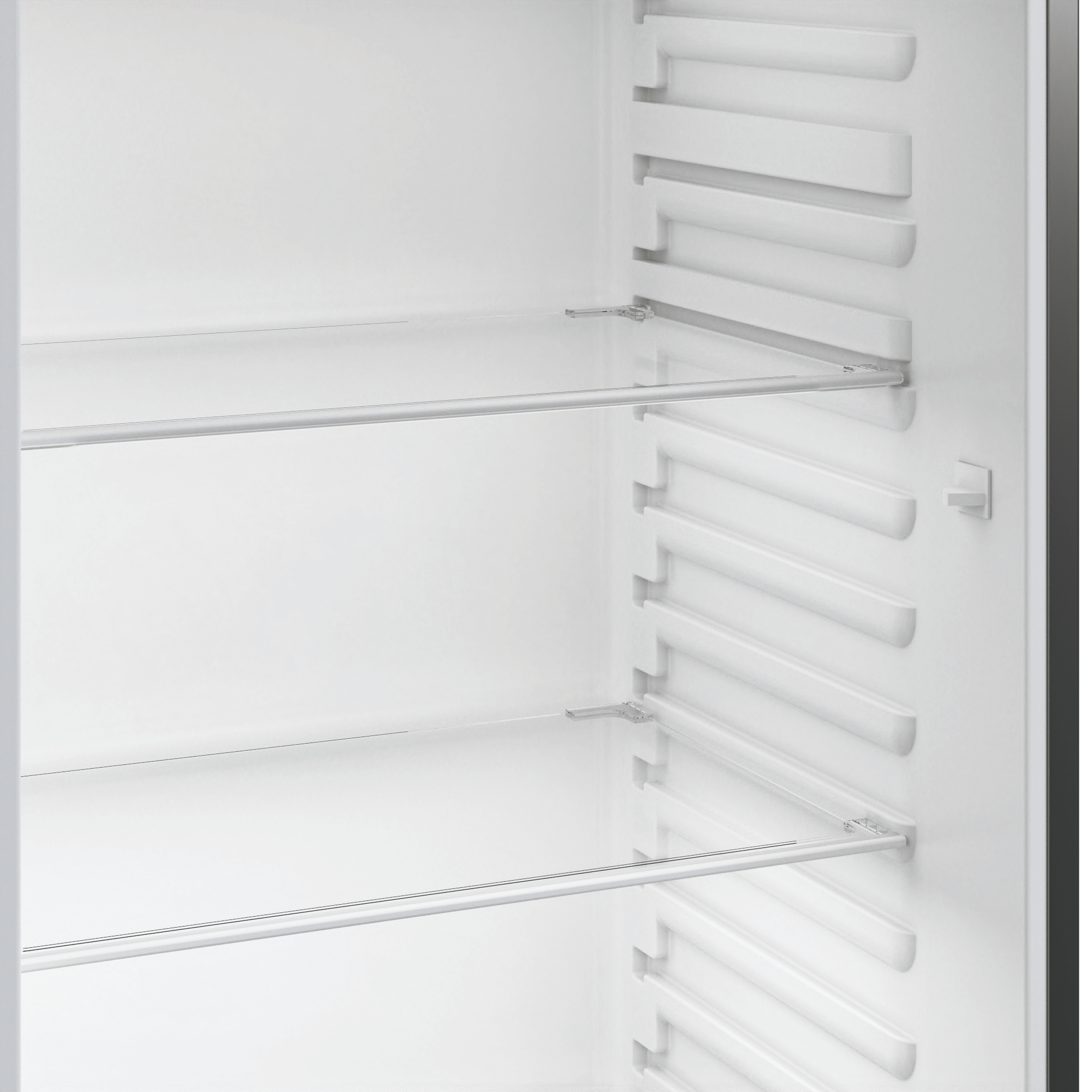 Defy 335L Silver Inox Upright Fridge DFD430 - Metro Homecentre Menlyn
