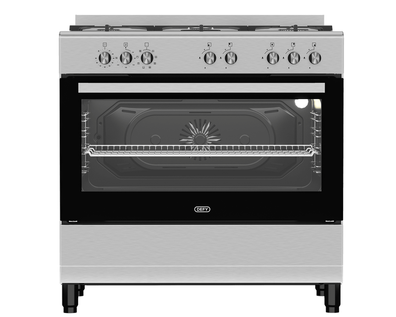 Defy 5 Burner ThermoFan Gas Electric Stove DGS904 - Metro Homecentre Menlyn