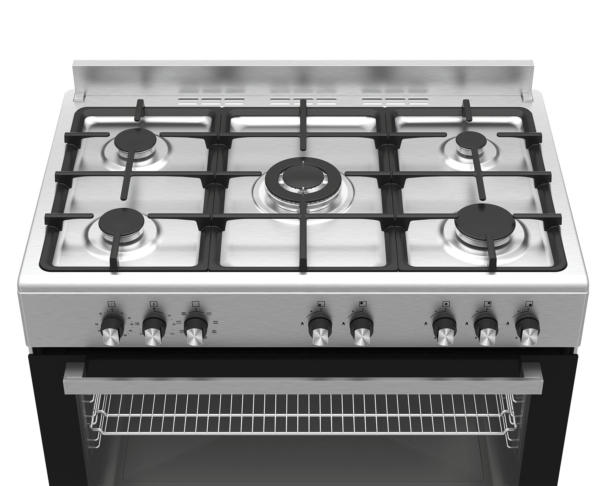 Defy 5 Burner ThermoFan Gas Electric Stove DGS904 - Metro Homecentre Menlyn