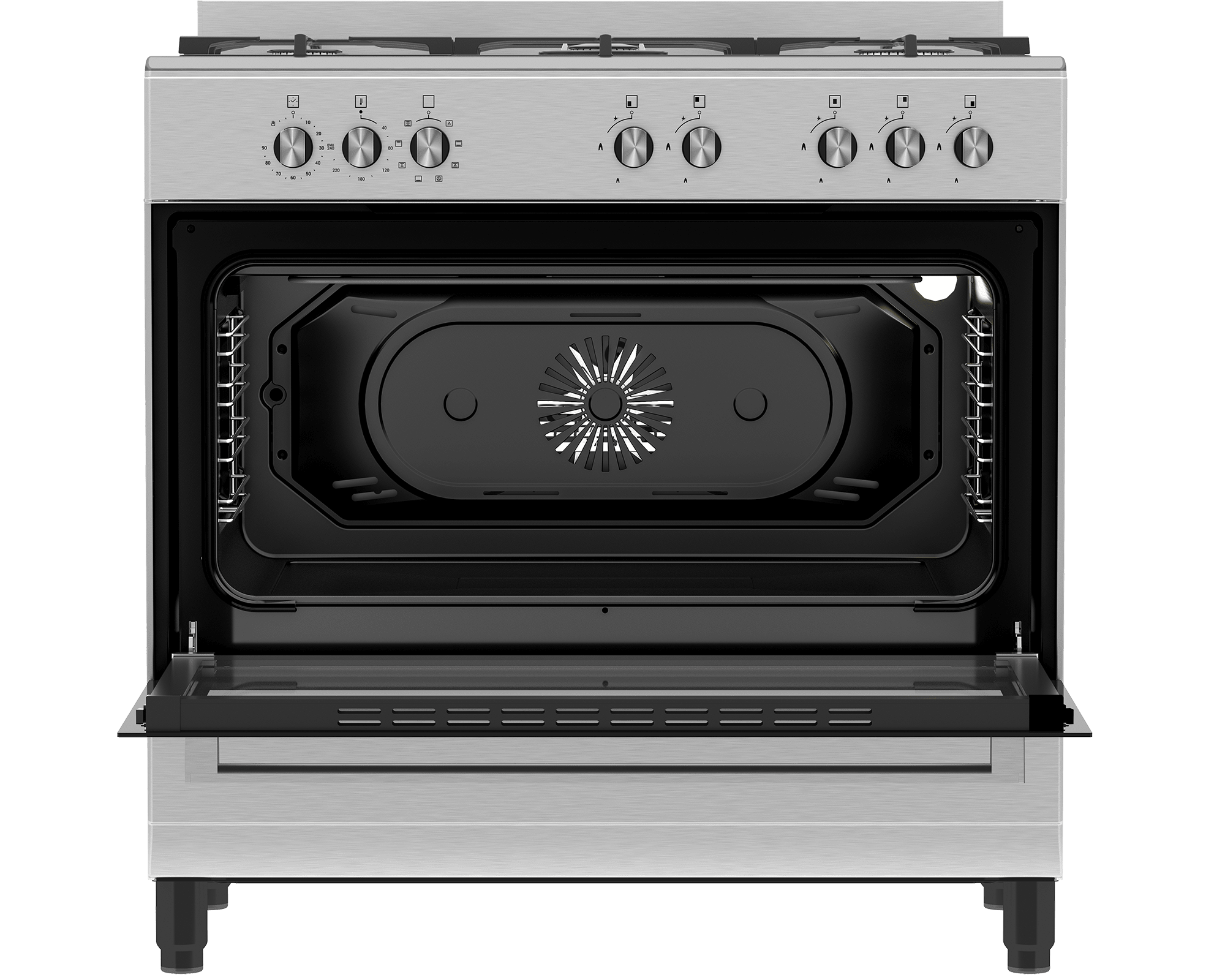 Defy 5 Burner ThermoFan Gas Electric Stove DGS904 - Metro Homecentre Menlyn