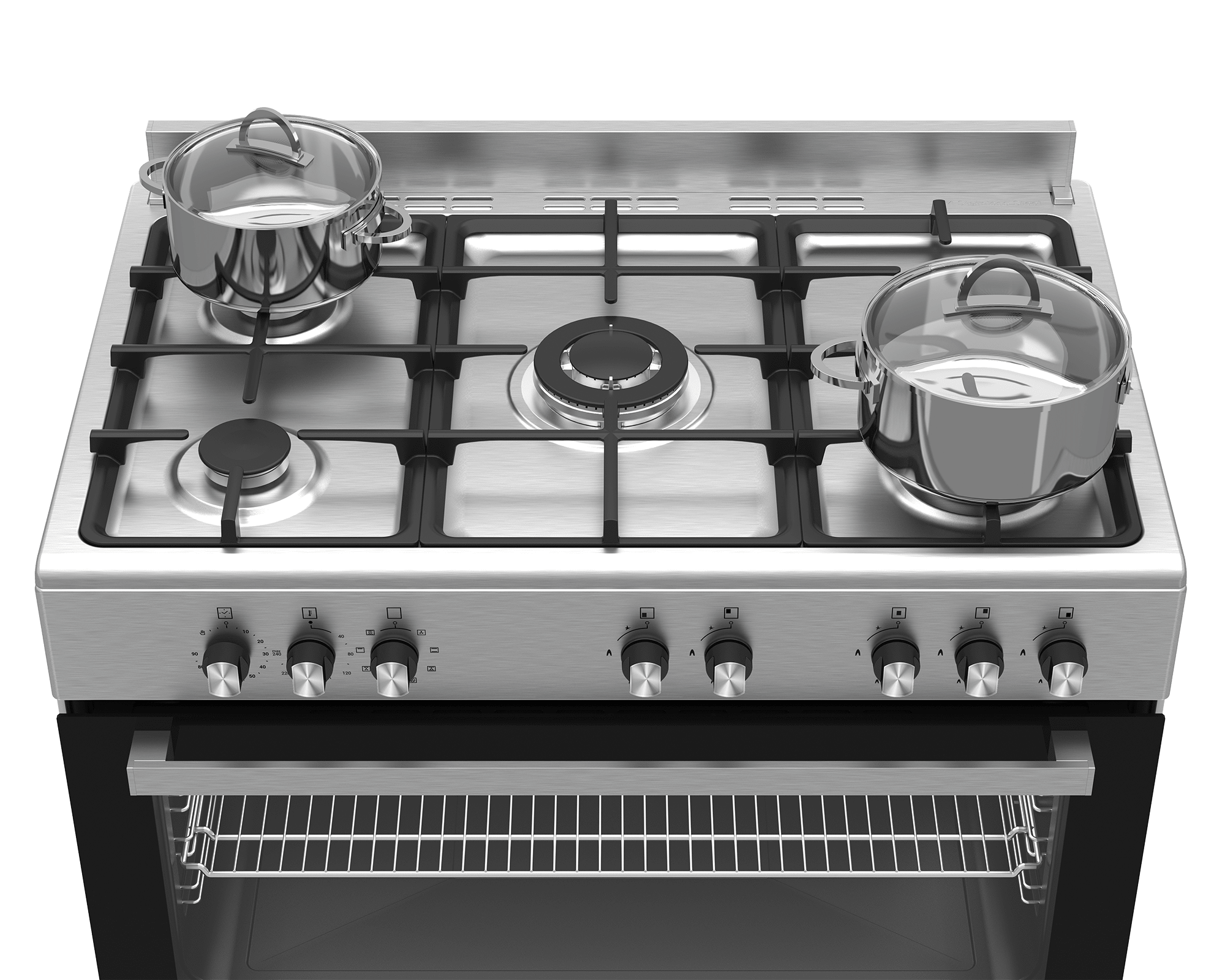 Defy 5 Burner ThermoFan Gas Electric Stove DGS904 - Metro Homecentre Menlyn