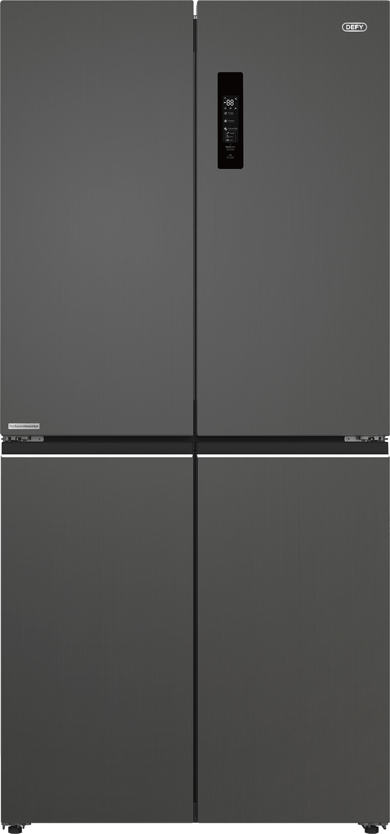 Defy 601L Inox Multi Door Fridge Freezer DFF590 Display - Metro Homecentre Menlyn