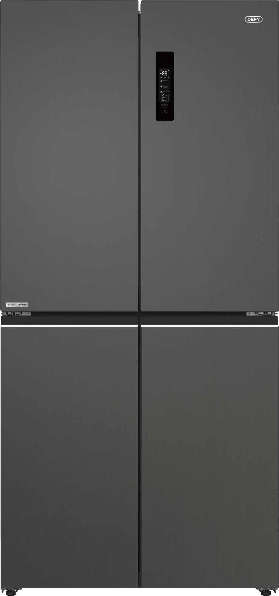 Defy 601L Inox Multi Door Fridge Freezer DFF590 Display - Metro Homecentre Menlyn