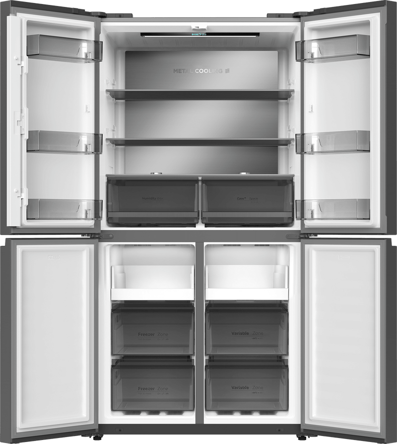Defy 601L Inox Multi Door Fridge Freezer DFF590 Display - Metro Homecentre Menlyn