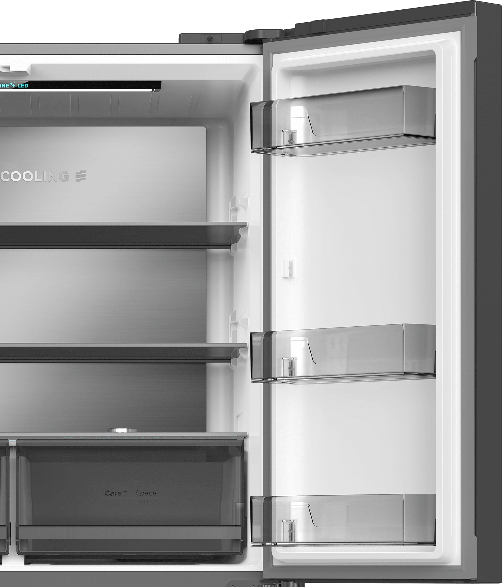 Defy 601L Inox Multi Door Fridge Freezer DFF590 Display - Metro Homecentre Menlyn