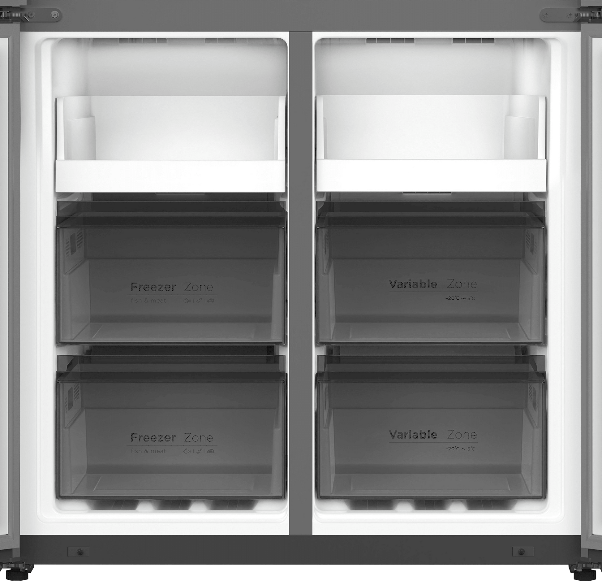 Defy 601L Inox Multi Door Fridge Freezer DFF590 Display - Metro Homecentre Menlyn