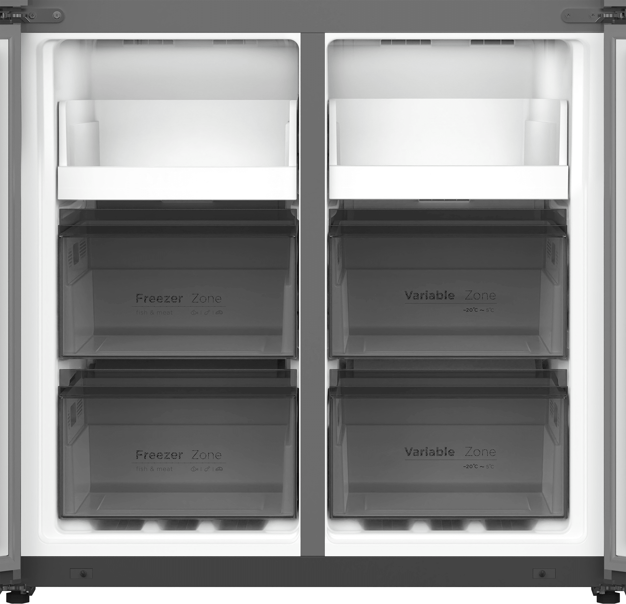 Defy 601L Inox Multi Door Fridge Freezer DFF590 Display - Metro Homecentre Menlyn