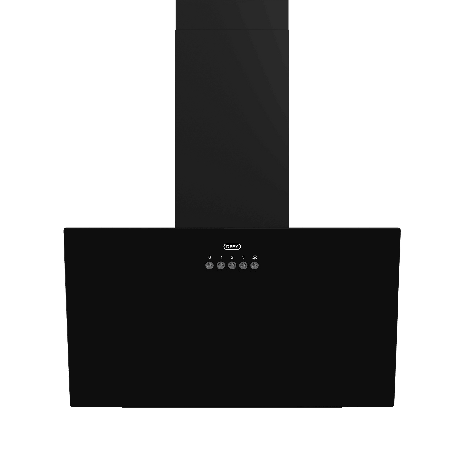 Defy 60cm Black Obsidian Inclined Stove Hood DCH600B - Metro Homecentre Menlyn