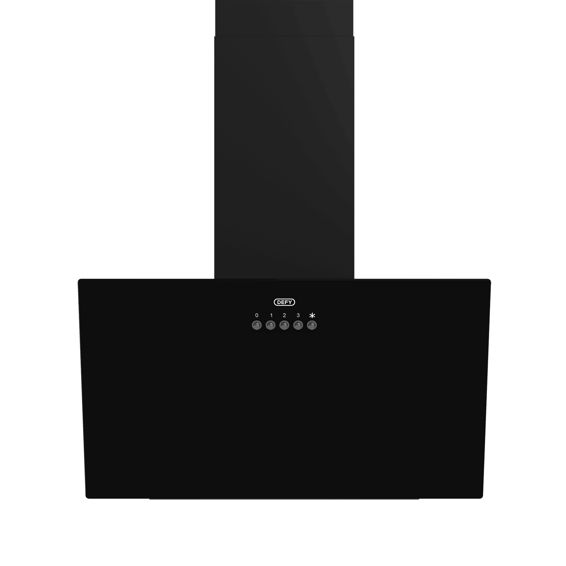 Defy 60cm Black Obsidian Inclined Stove Hood DCH600B - Metro Homecentre Menlyn