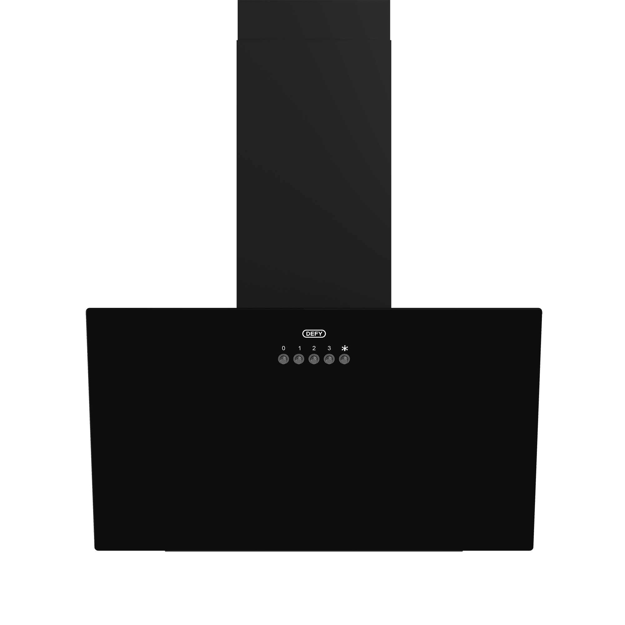 Defy 60cm Black Obsidian Inclined Stove Hood DCH600B - Metro Homecentre Menlyn