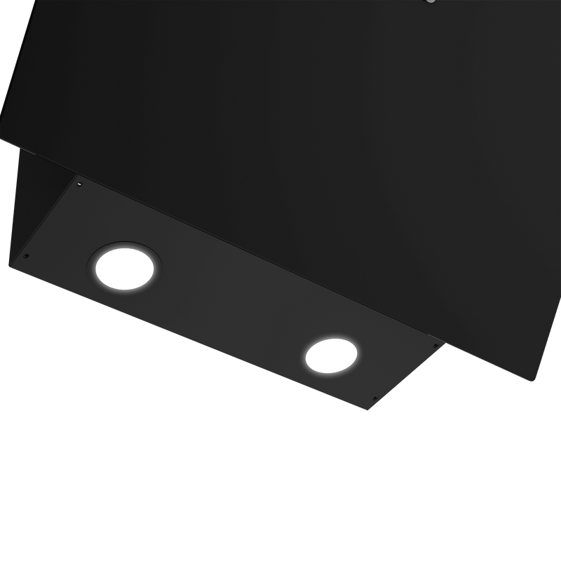 Defy 60cm Black Obsidian Inclined Stove Hood DCH600B - Metro Homecentre Menlyn