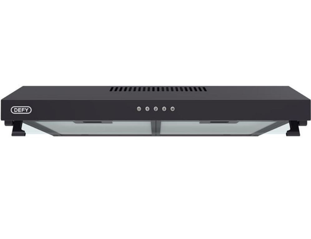 Defy 60cm Black Extractor DCH60B - Metro Homecentre Menlyn