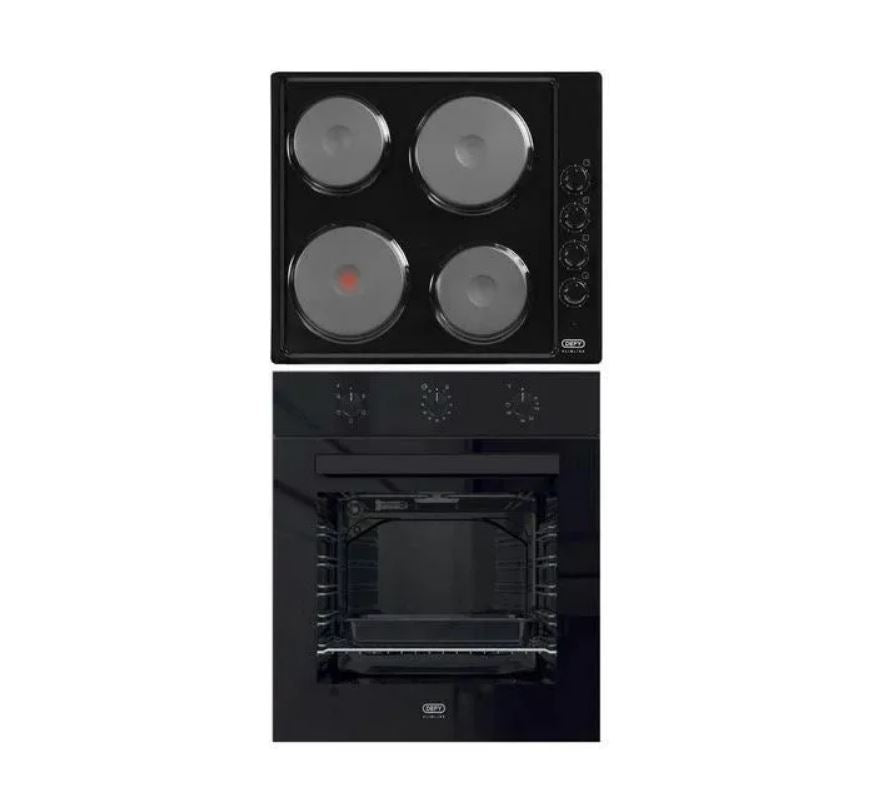 Defy 60cm Oven & Hob Box Set DCB838E (DBO483+DHD398) - Metro Homecentre Menlyn