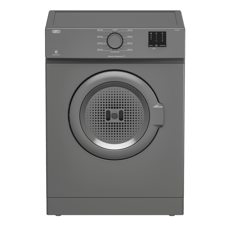 Defy 6kg Grey Air Vented Tumble Dryer DTD236 - Metro Homecentre Menlyn