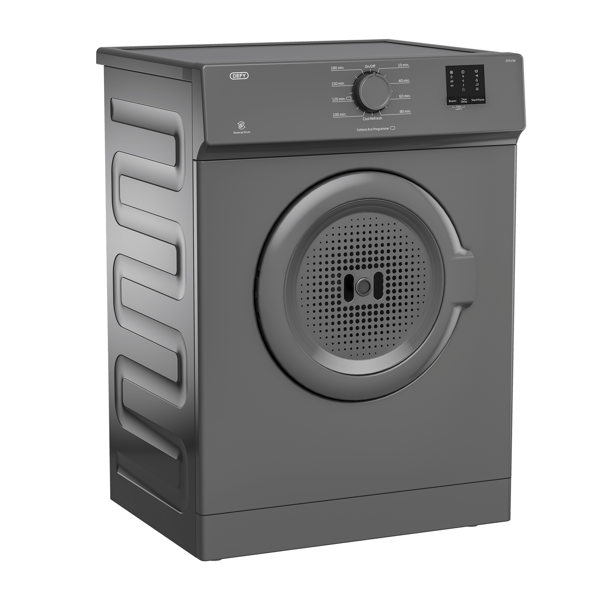 Defy 6kg Grey Air Vented Tumble Dryer DTD236 - Metro Homecentre Menlyn