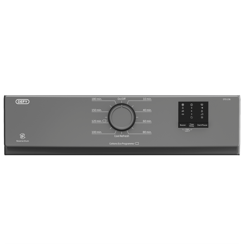 Defy 6kg Grey Air Vented Tumble Dryer DTD236 - Metro Homecentre Menlyn
