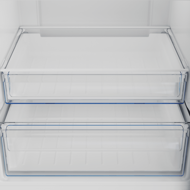 Defy 70cm 520L Satin Metallic Fridge Freezer DAC704 - Metro Homecentre Menlyn