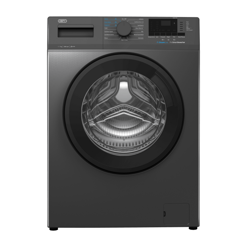 Defy 7kg Grey Front Loader Washing Machine DAW394 - Metro Homecentre Menlyn
