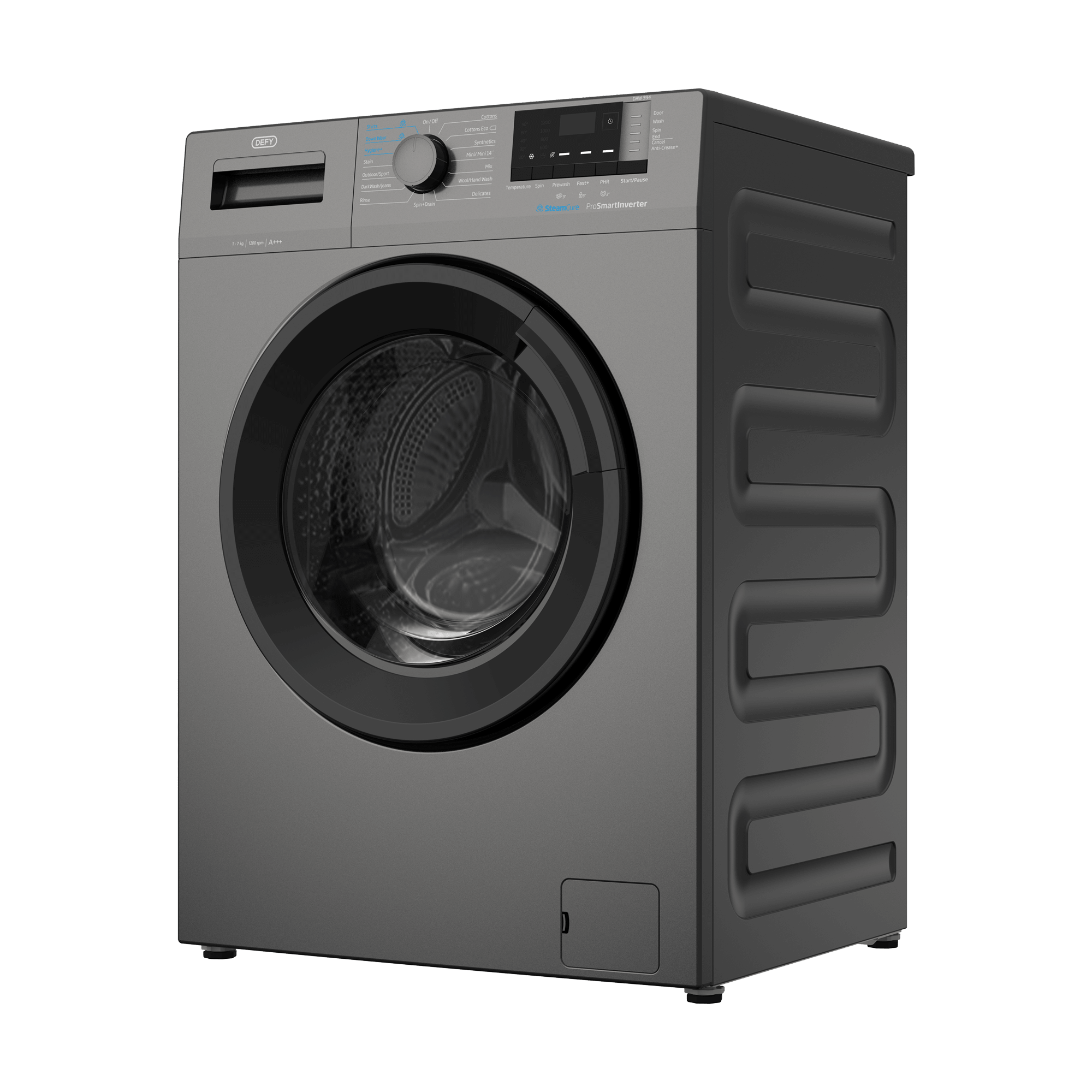 Defy 7kg Grey Front Loader Washing Machine DAW394 - Metro Homecentre Menlyn