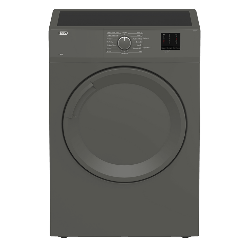 Defy 8kg Grey Air Vented Tumble Dryer DTD317 - Metro Homecentre Menlyn