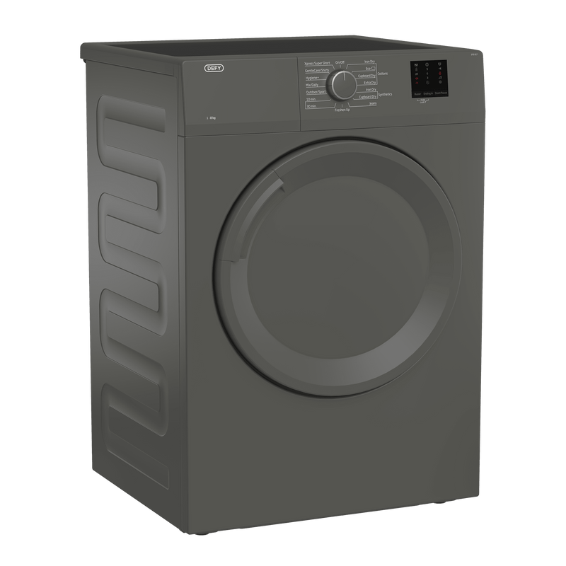 Defy 8kg Grey Air Vented Tumble Dryer DTD317 - Metro Homecentre Menlyn