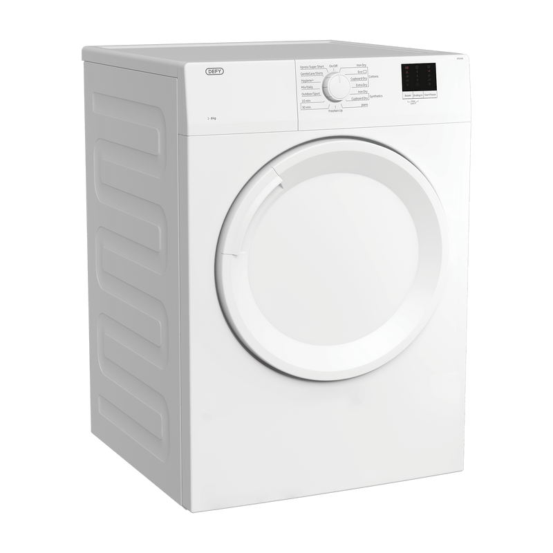 Defy 8kg White Air Vented Tumble Dryer DTD316 - Metro Homecentre Menlyn