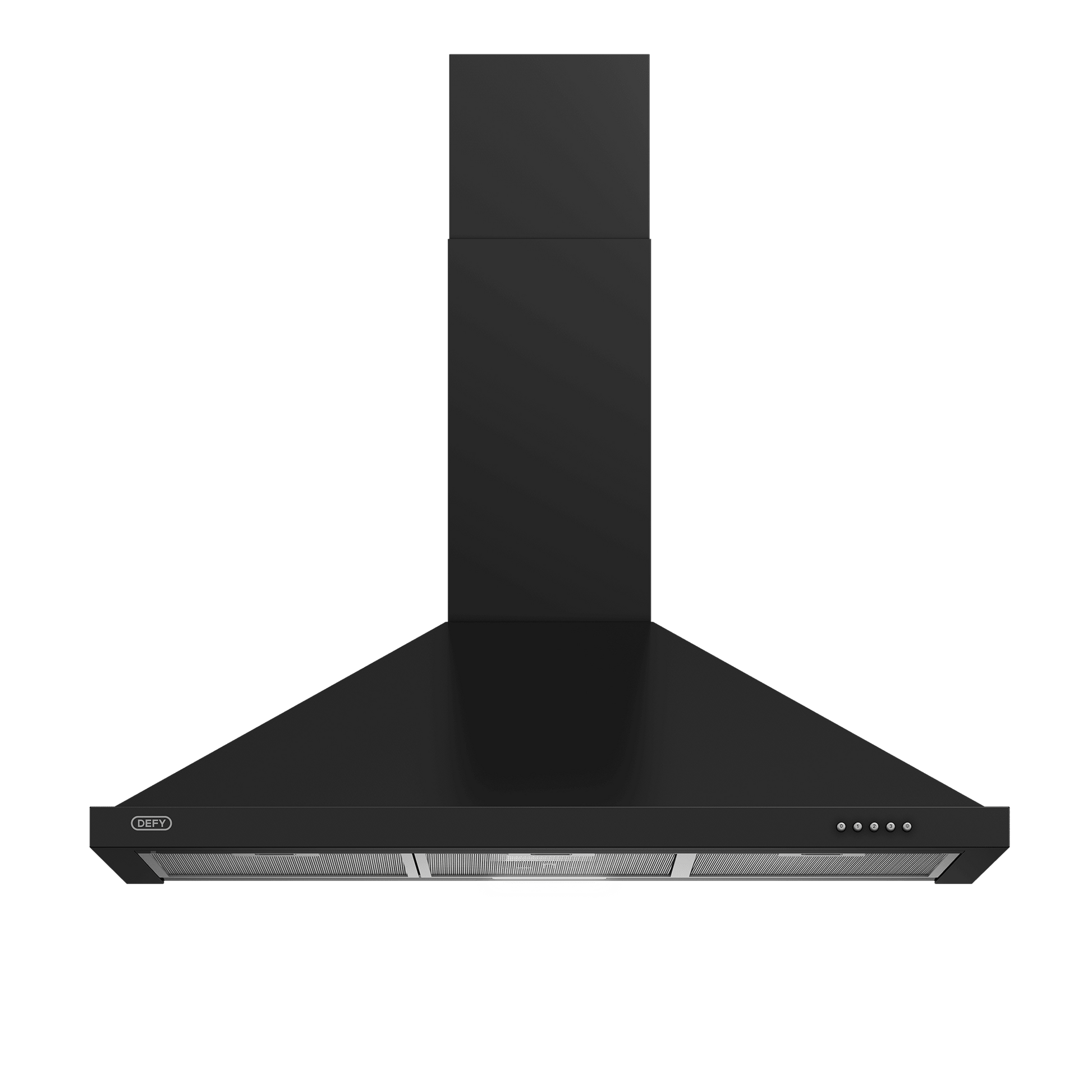 Defy 90cm Black Chimney Extractor DCH90CB - Metro Homecentre Menlyn