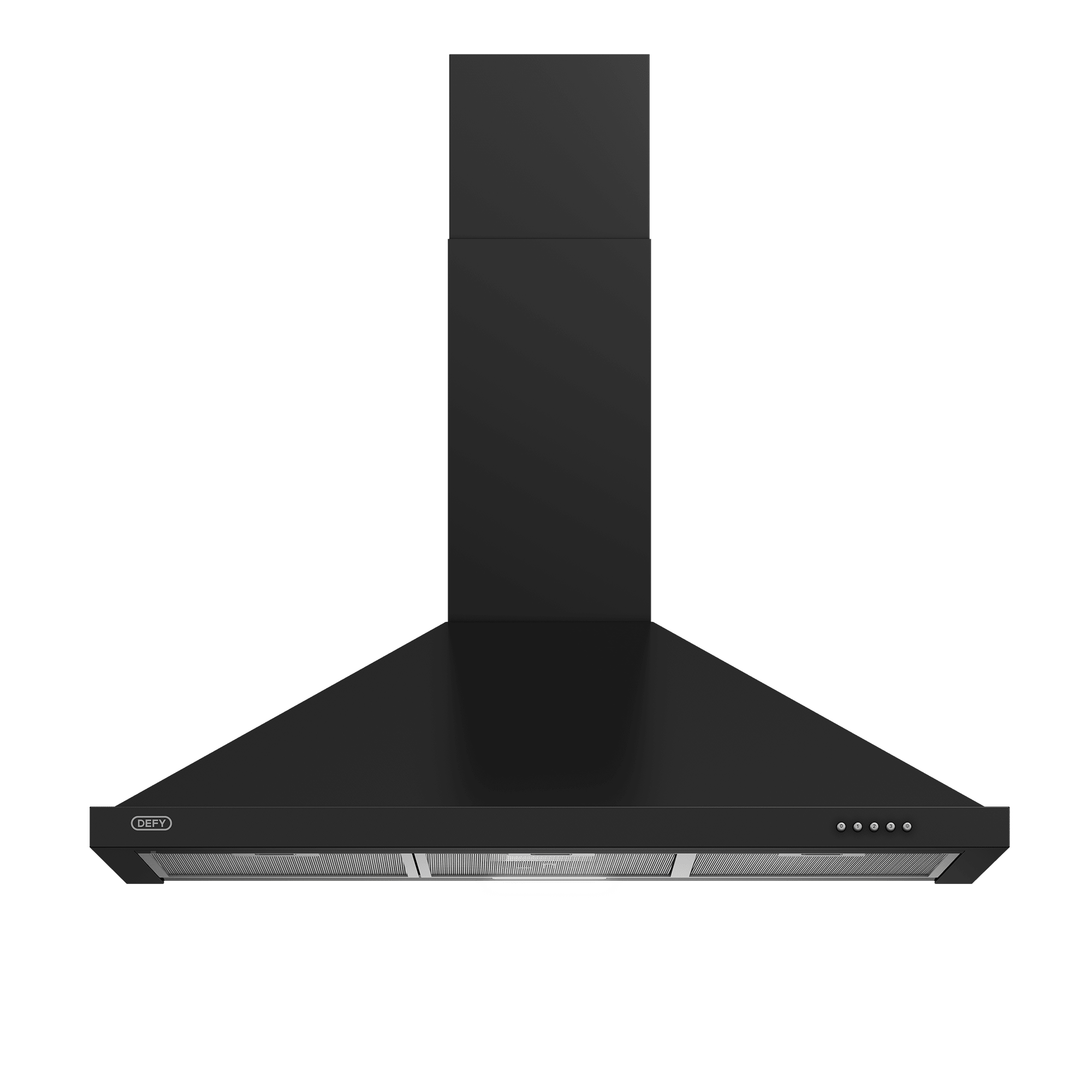 Defy 90cm Black Chimney Extractor DCH90CB - Metro Homecentre Menlyn