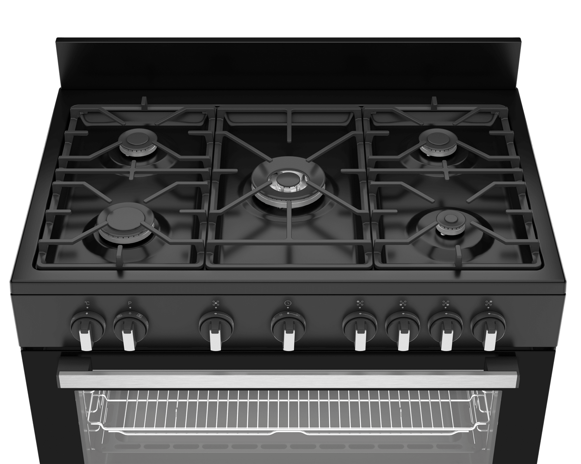 Defy 90cm Black Gas Electric Stove DGS90GEB - Metro Homecentre Menlyn