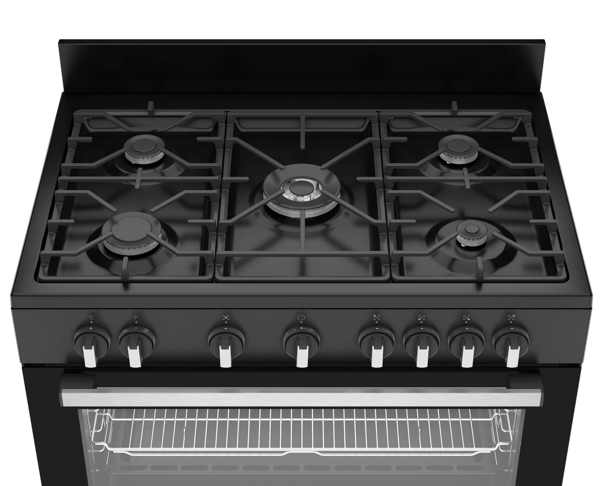 Defy 90cm Black Gas Electric Stove DGS90GEB - Metro Homecentre Menlyn
