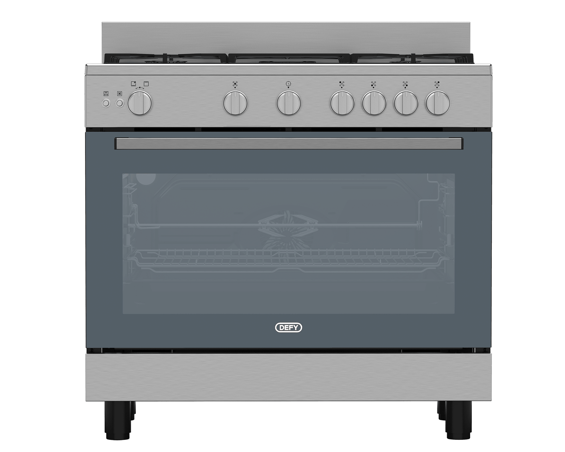 Defy 90cm Gas Multifunction Range Stove DGS90G - Metro Homecentre Menlyn