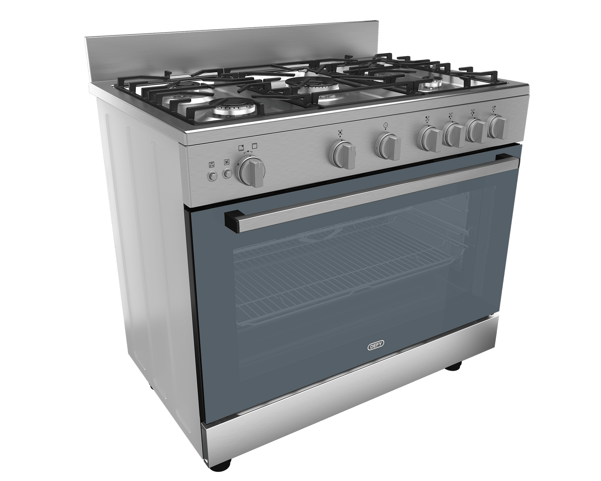 Defy 90cm Gas Multifunction Range Stove DGS90G - Metro Homecentre Menlyn