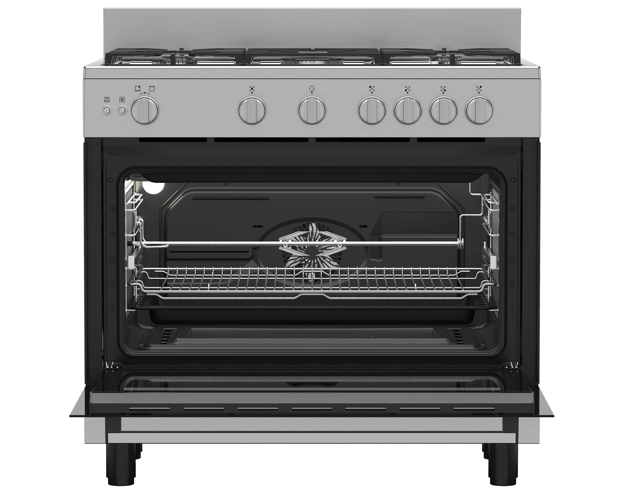 Defy 90cm Gas Multifunction Range Stove DGS90G - Metro Homecentre Menlyn