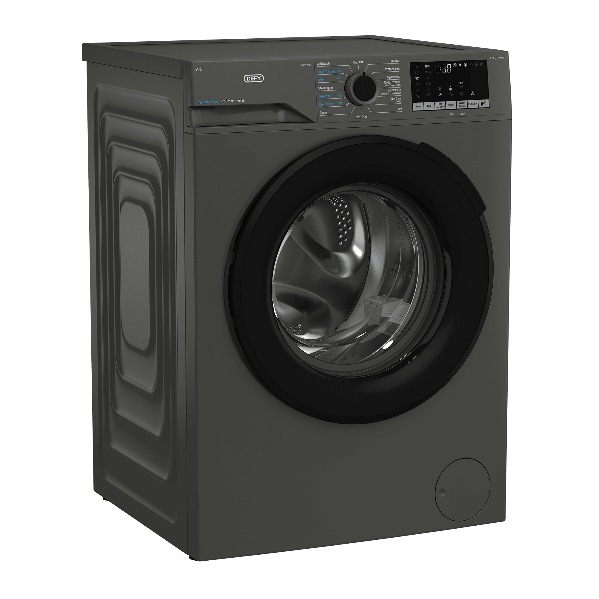Defy 9kg Grey Front Loader Washing Machine DAW399 - Metro Homecentre Menlyn