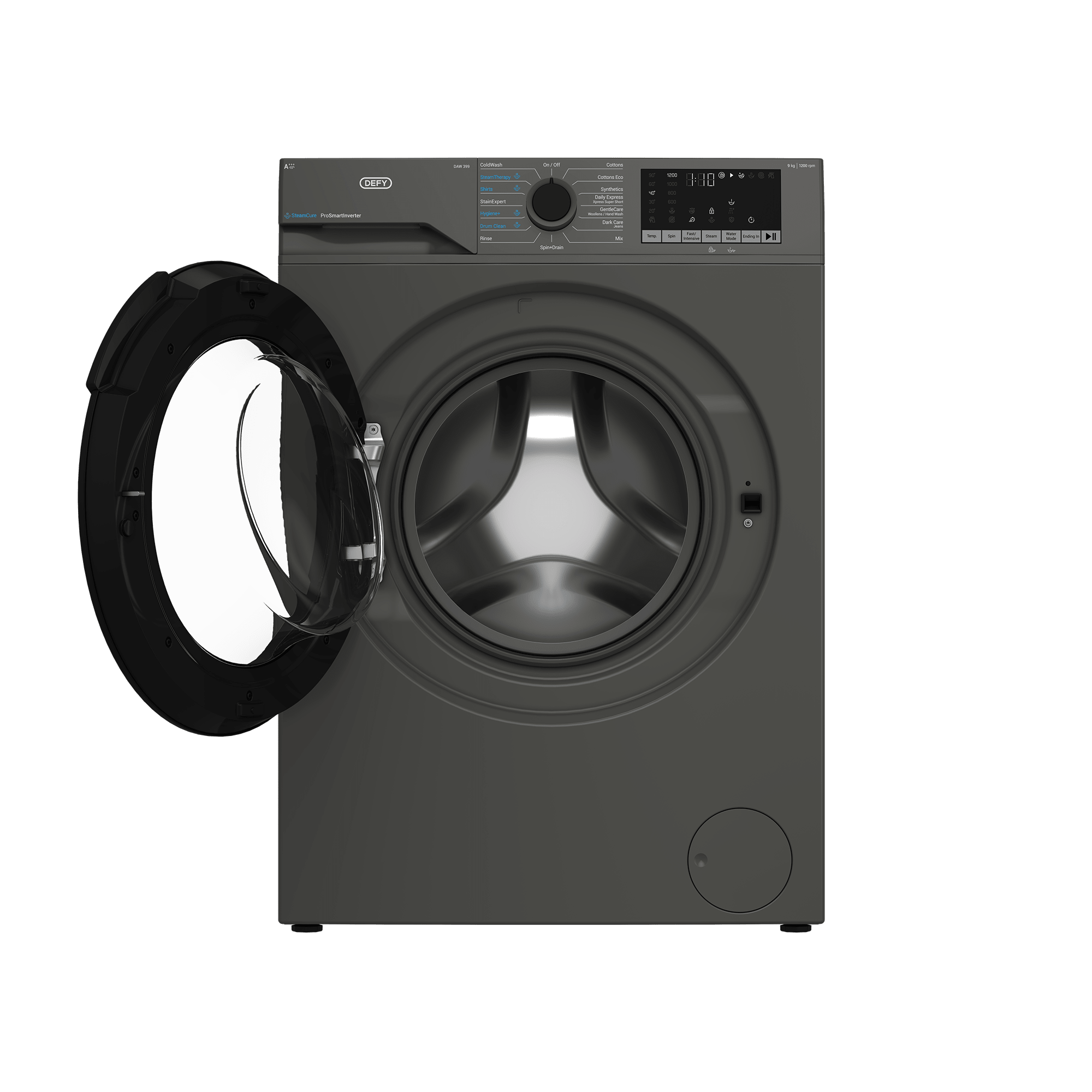 Defy 9kg Grey Front Loader Washing Machine DAW399 - Metro Homecentre Menlyn
