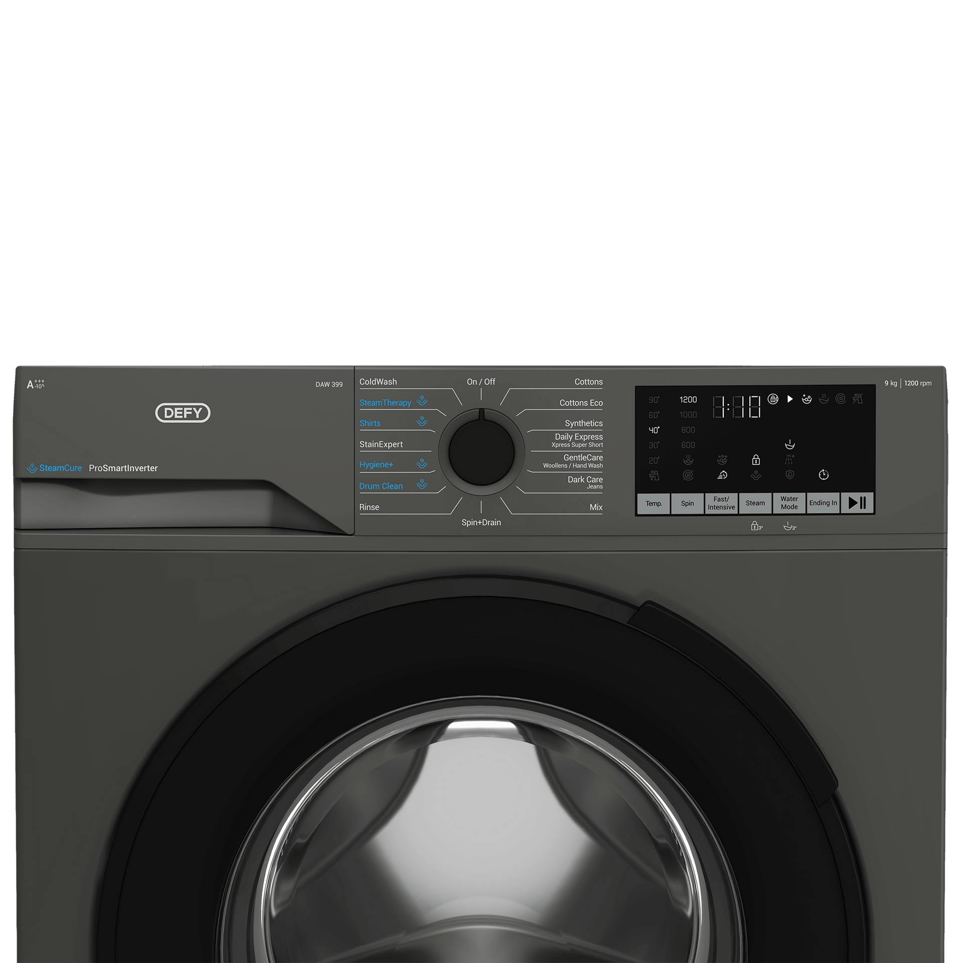 Defy 9kg Grey Front Loader Washing Machine DAW399 - Metro Homecentre Menlyn