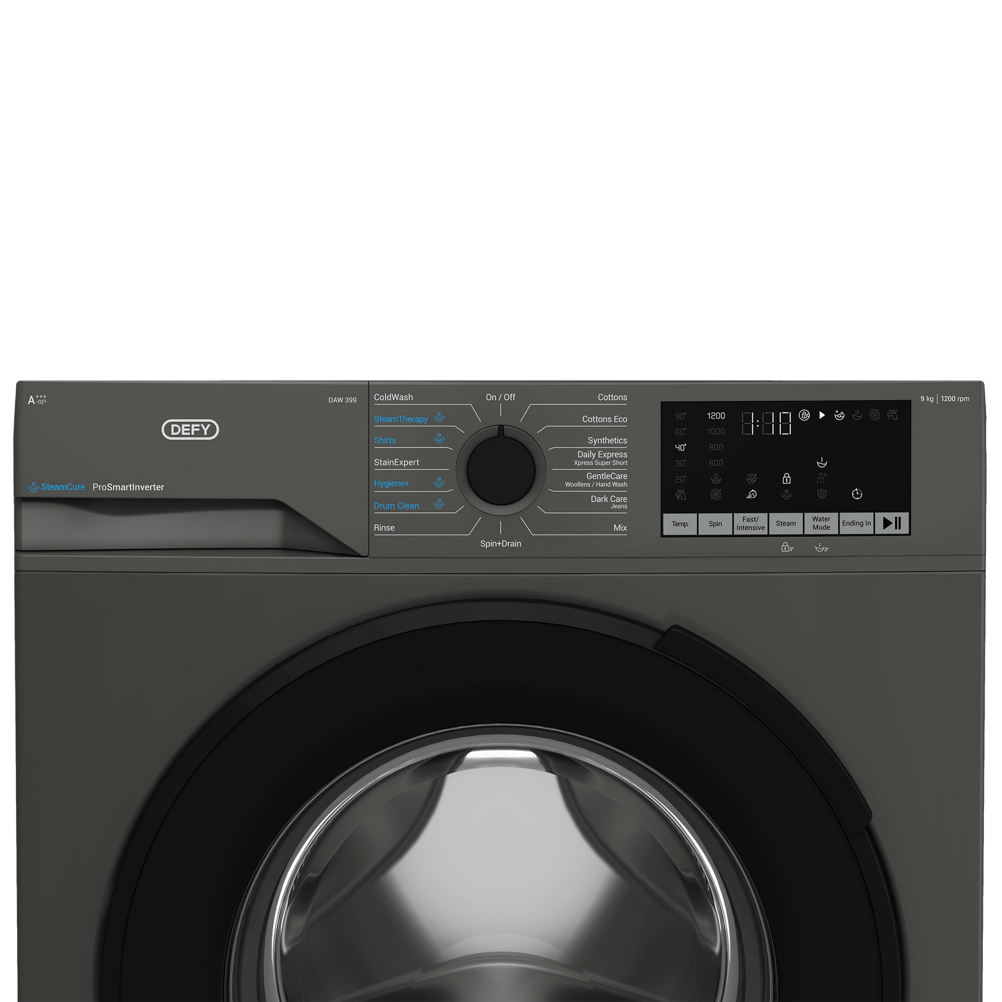 Defy 9kg Grey Front Loader Washing Machine DAW399 - Metro Homecentre Menlyn