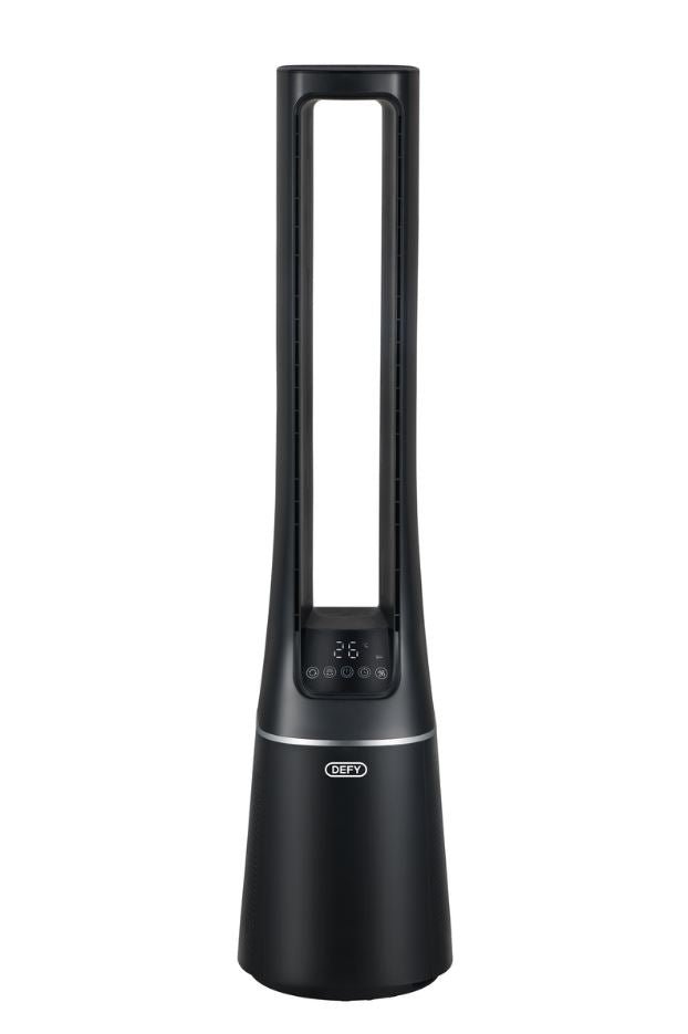 Defy Black Bladeless Fan & Air Purifier DBF400 - Metro Homecentre Menlyn