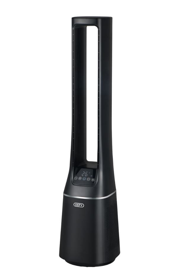 Defy Black Bladeless Fan & Air Purifier DBF400 - Metro Homecentre Menlyn