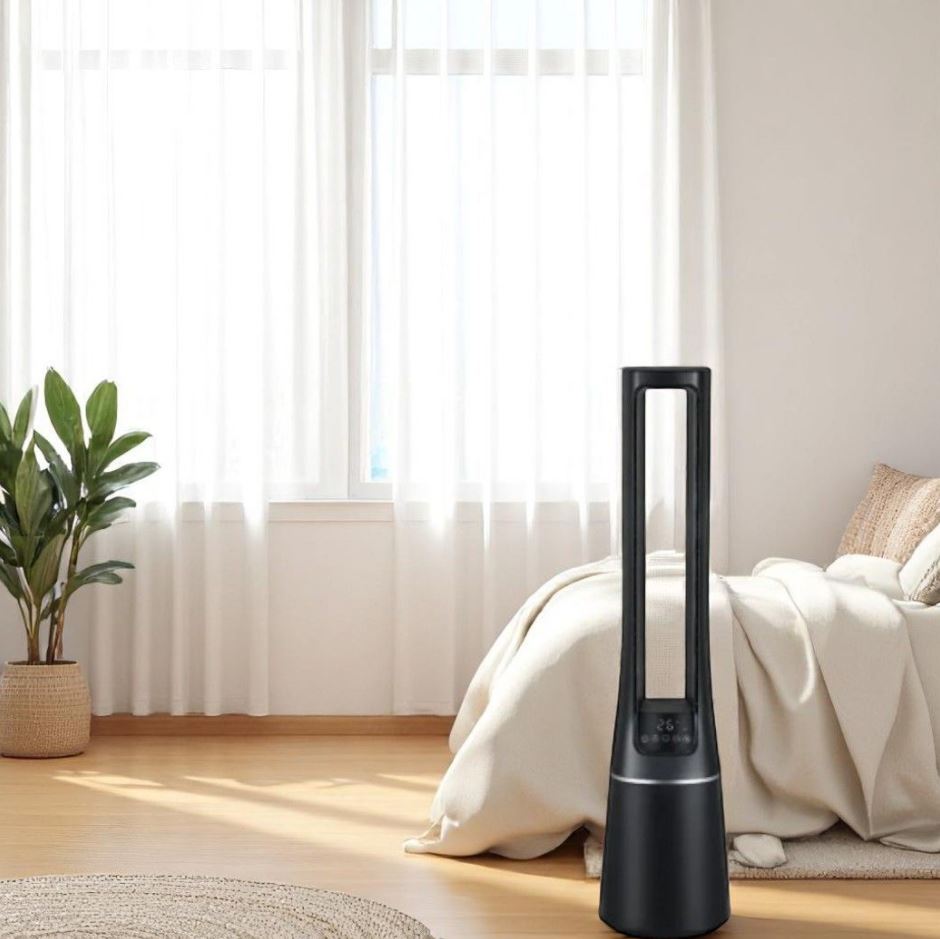 Defy Black Bladeless Fan & Air Purifier DBF400 - Metro Homecentre Menlyn