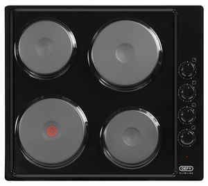 Defy 60cm Black Slimline Electric Hob DHD398 - Metro Homecentre Menlyn