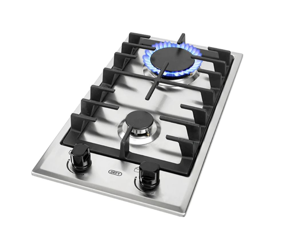 Defy 30cm Stainless Steel Gas Hob DHG134 - Metro Homecentre Menlyn