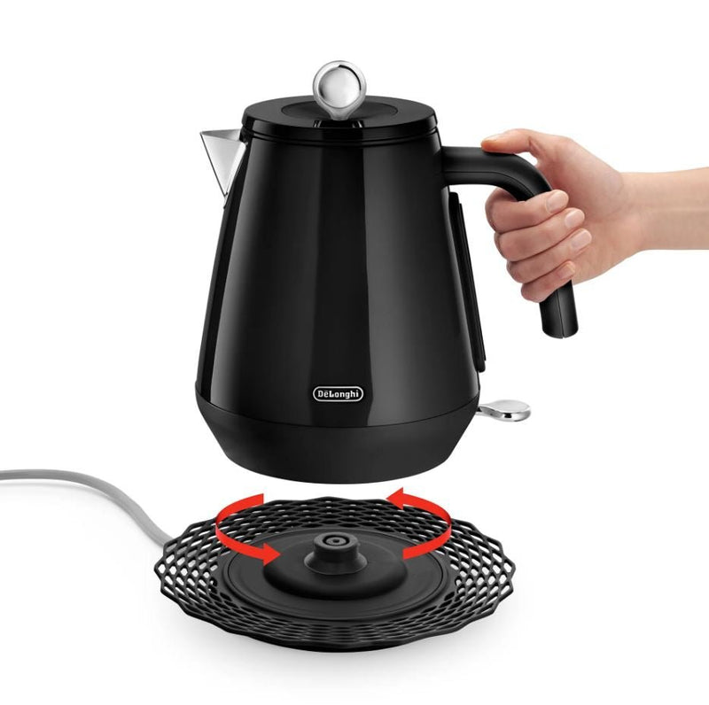 Delonghi Eclettica 1 - 7L Black Kettle KBY2001BK - Metro Homecentre Menlyn