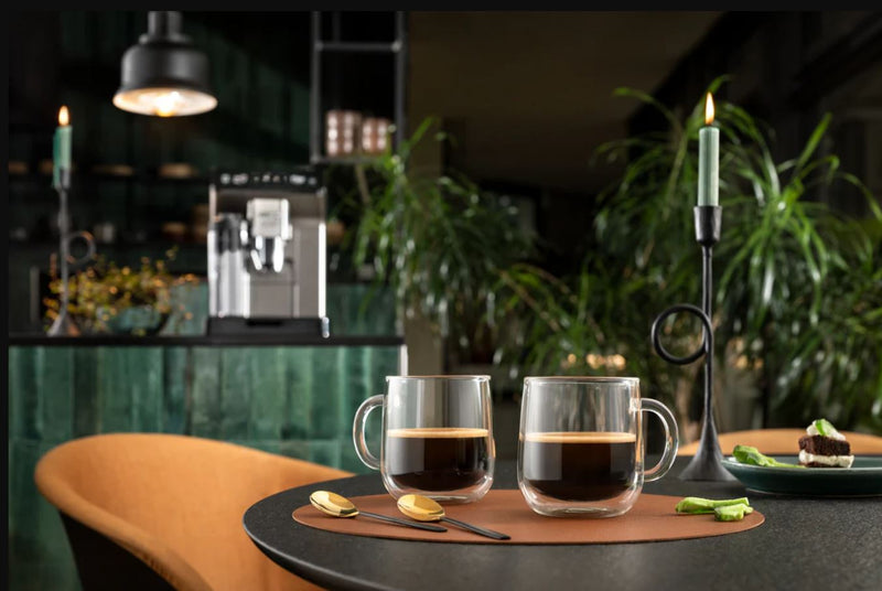 Delonghi 500ml Double Wall Glass Mugs DLSC327 - Metro Homecentre Menlyn